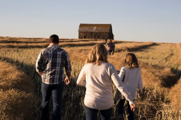 Les activités quotidiennes d’une ferme familiale